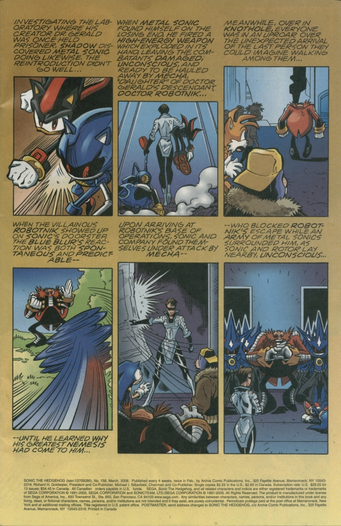 Sonic - Archie Adventure Series March 2006 Page 1